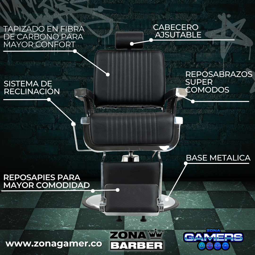 Silla de Barberia Magician modelo LS