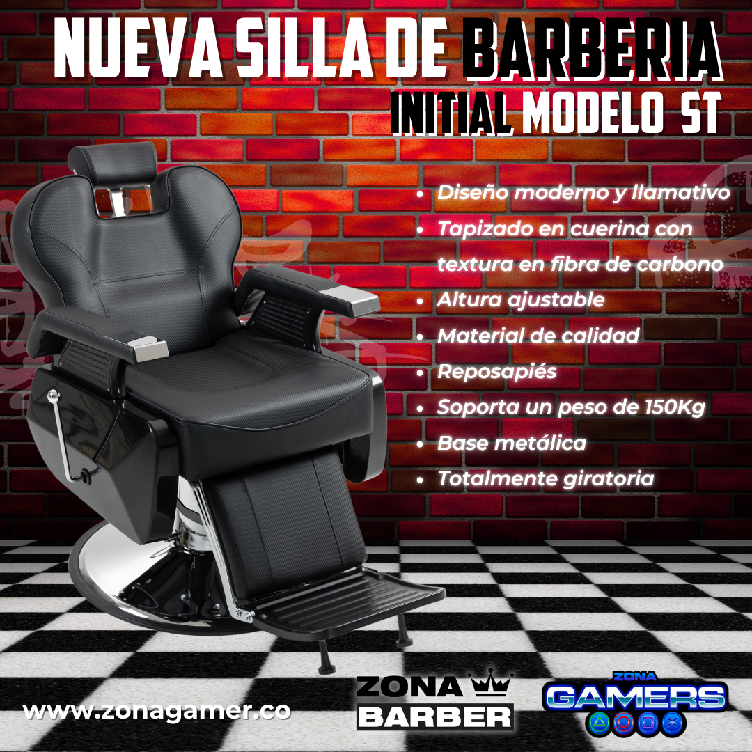 Silla de Barberia ST- Initial