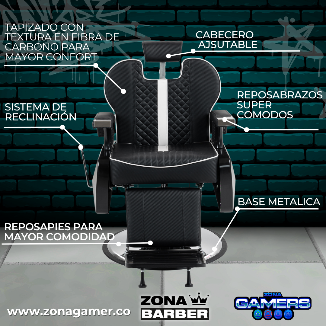 Silla de Barberia ST- Luxury