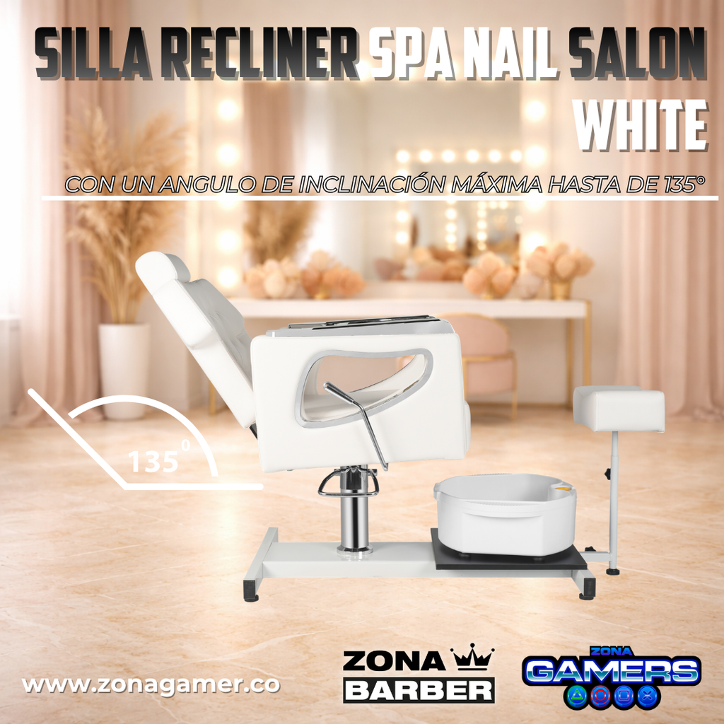 Silla Spa Nail Salon White