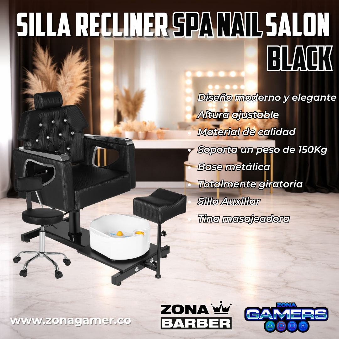 Silla Spa Nail Salon Black