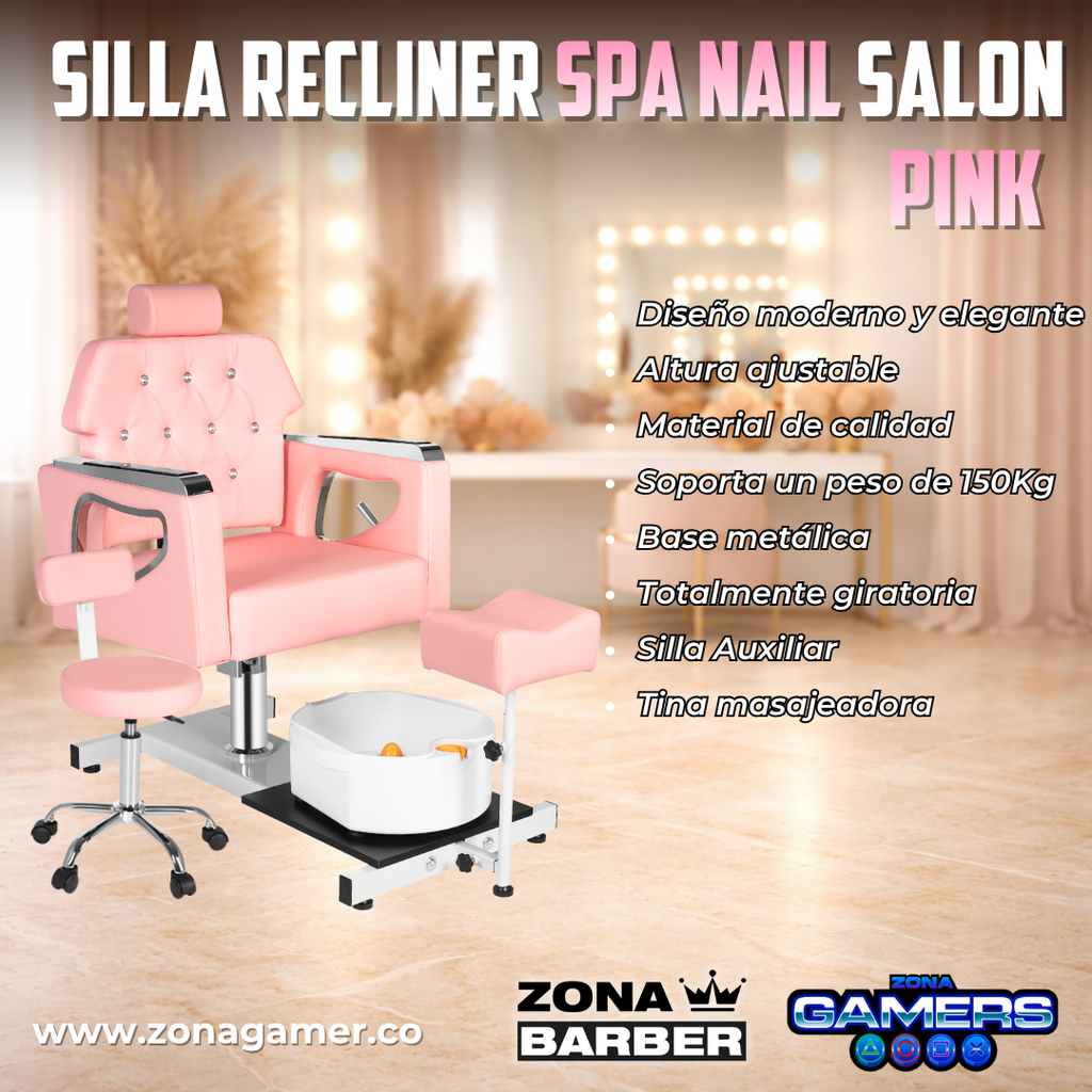 Silla Spa Nail Salon Pink