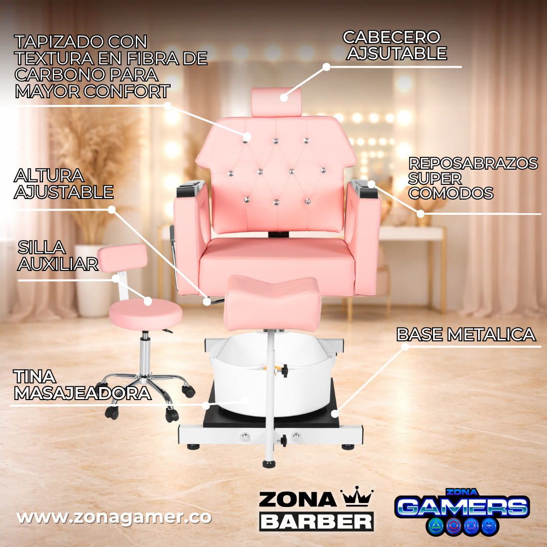 Silla Spa Nail Salon Pink