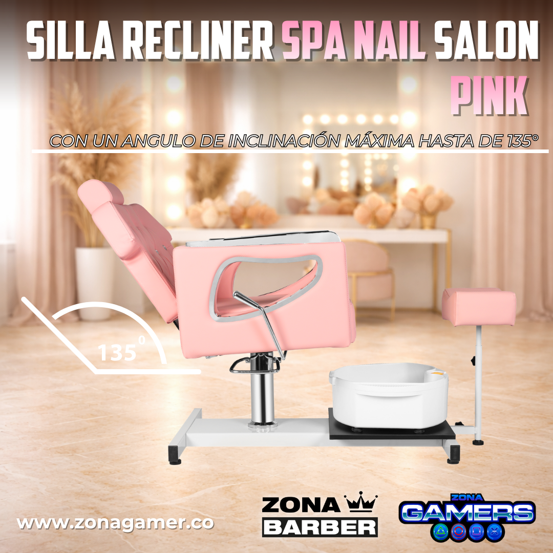 Silla Spa Nail Salon Pink