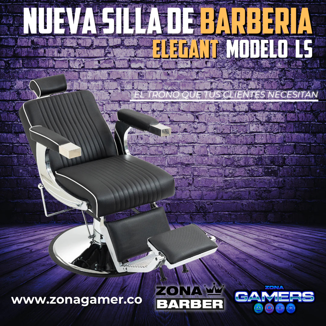 Silla de Barberia Elegant modelo LS